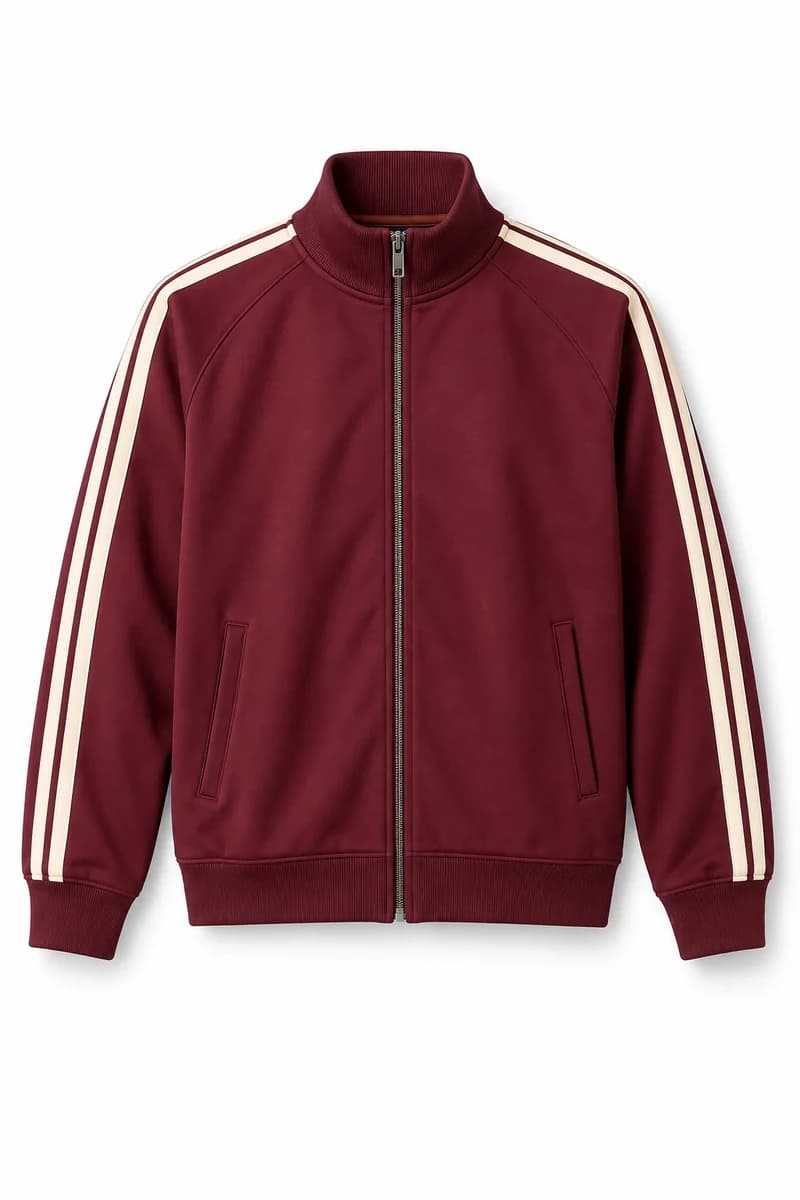 Track Jacket — bordo