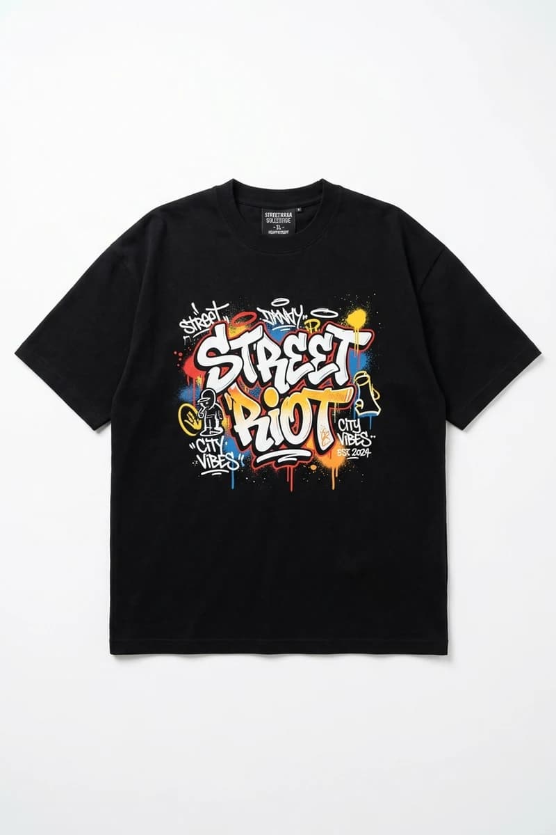 Heavyweight Graphic Tee — siyah